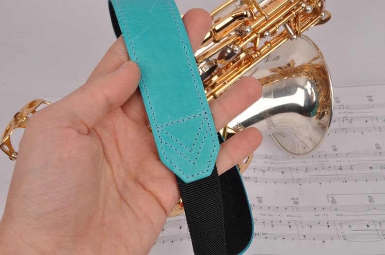 Personalized Saxophone Strap Leather for Alto Tenor Baritone Etsy