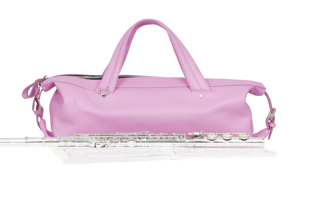 MG Leather Work Flute Bag, Flute Case Cover, Flute Case, Personalized