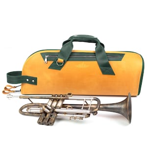 Trumpet Gig Bag, Trumpet case, Brass Accessories, Personalized Trumpet Bag, Handmade gift for Trumpet player, Trumpet lover, Multiple Colors