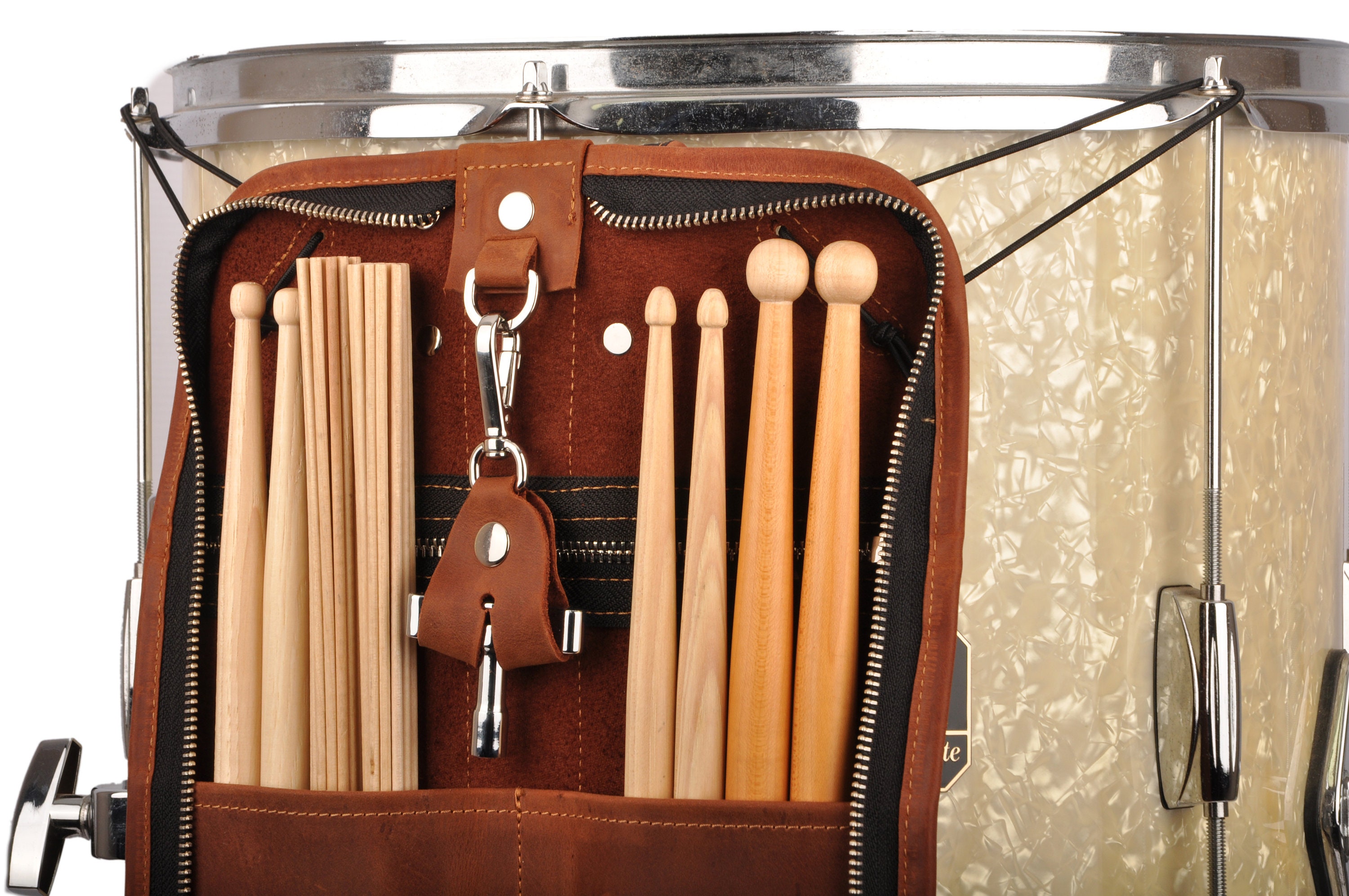 Personalized Drumsticks Bag Handmade genuine leather crazy Etsy