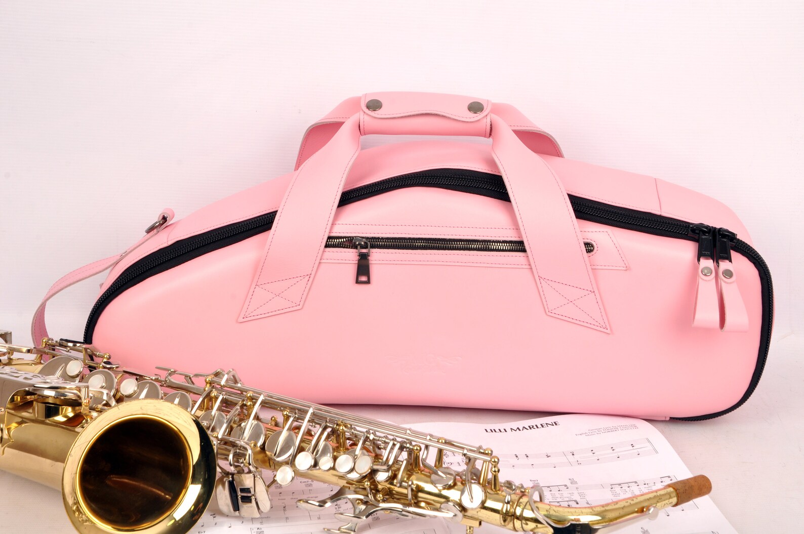 Genuine Leather Bag for Alto Sax by MG Leather Work Etsy