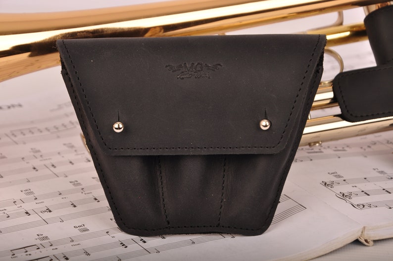 Trumpet Triple Personalized Leather Mouthpiece Holder for Etsy
