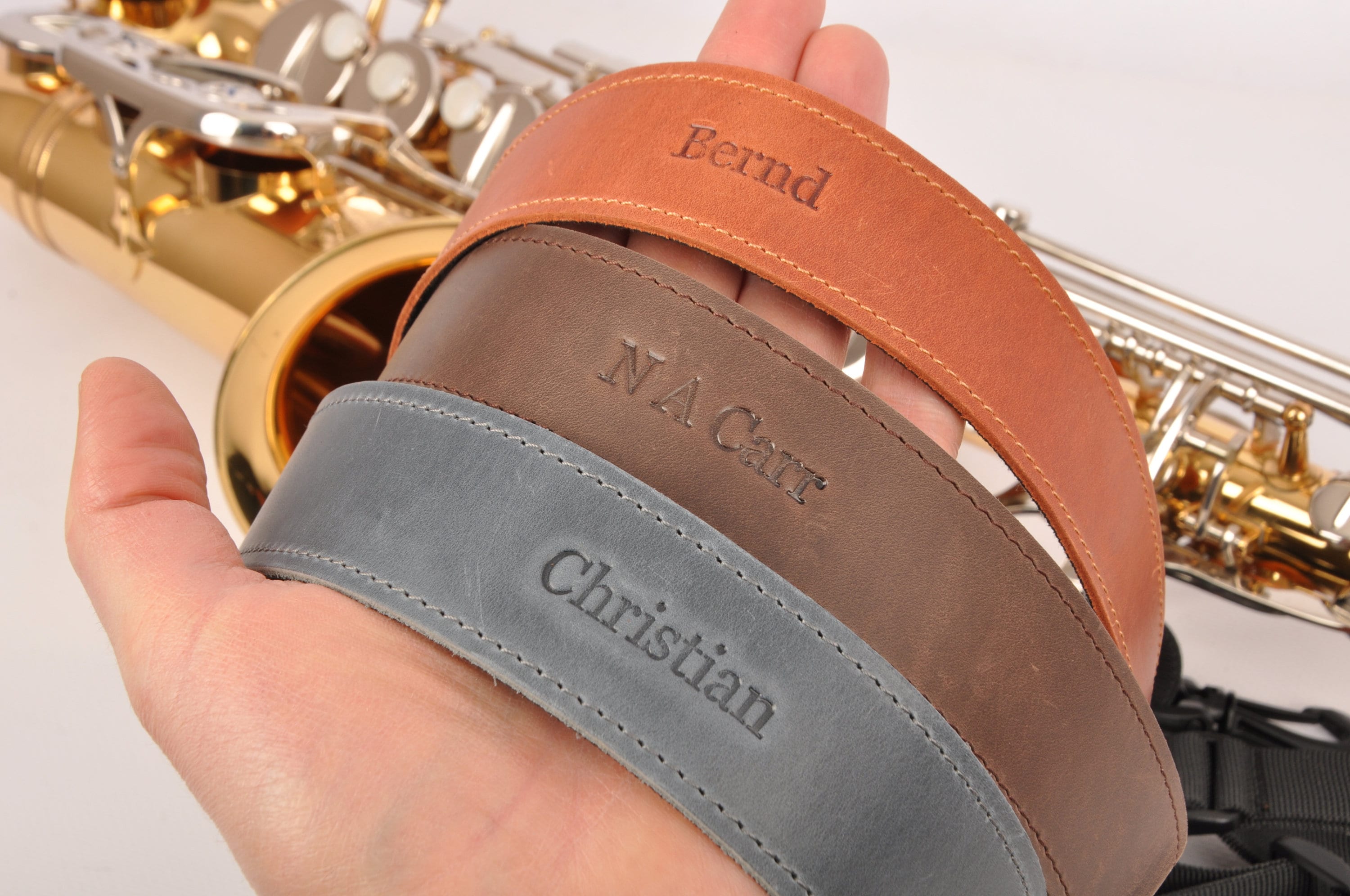 Dante Straps サックス ネックストラップ 本革 Dante Straps サックス ネックストラップ 本革