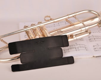 High-quality Trumpet valve protector MG Leather Work, customized trumpet valve guard