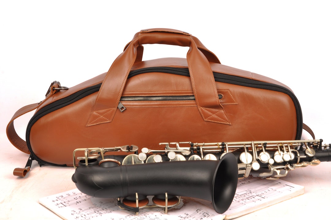 Alto Saxophone Gig Bag Genuine Leather Bag for Alto Sax by MG Etsy