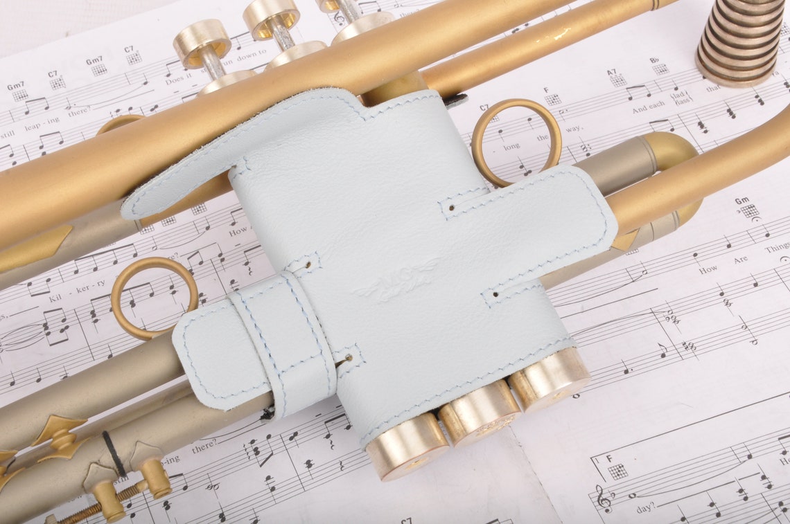 Trumpet Valve Protector by MG Leather Work Customized Trumpet Etsy