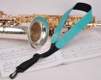 Halsband für Alto Tenor Bariton Sopran Saxophon - tolles personalisiertes Geschenk für Saxophonspieler, Geschenk für Saxophonliebhaber Handamade