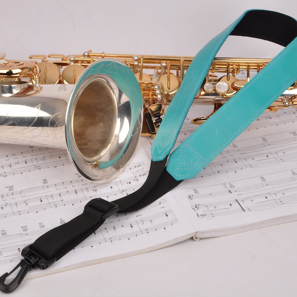 Halsband für Alto Tenor Bariton Sopran Saxophon - tolles personalisiertes Geschenk für Saxophonspieler, Geschenk für Saxophonliebhaber Handamade