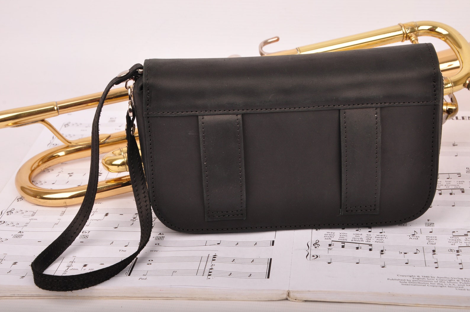 Personalized Trumpet leather holder for 7 trumpet mouthpieces Etsy