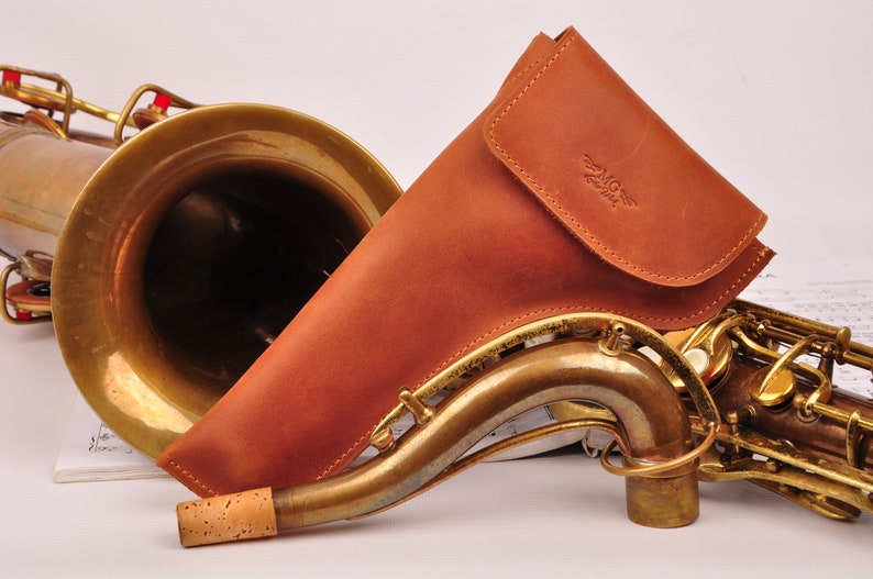 Personalized Tenor Saxophone Neck Pouch Made of Genuine Etsy