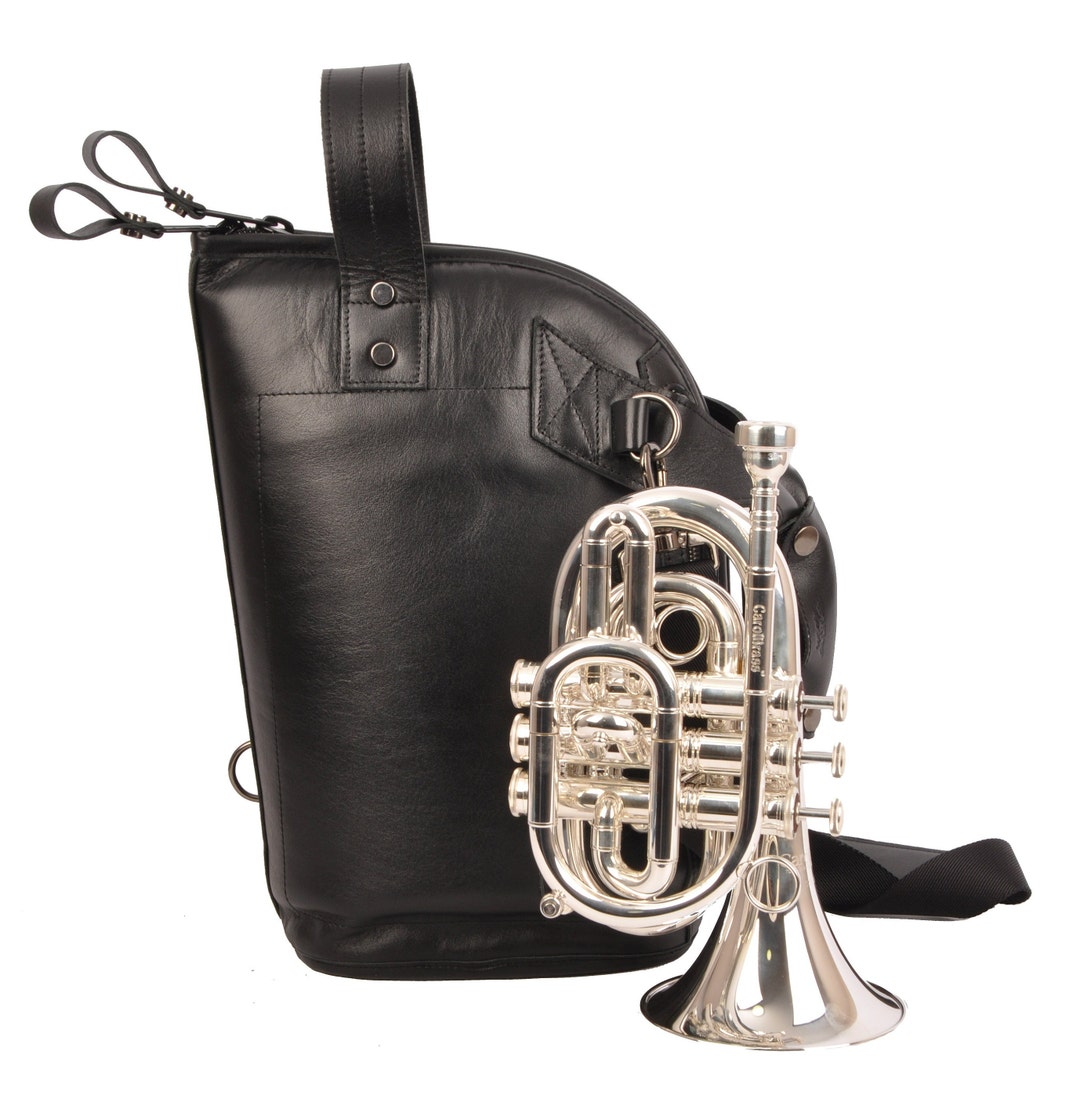 Pocket Trumpet Leather Gig Bag Trumpet Bag Trumpet Case Etsy