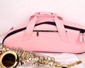 Alto Saxophone Case by MG Leather work Genuine Leather Gig Bag for Alto Saxophone, personalized handmade gift for saxophone player, sax case