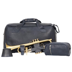 Trumpet Gig bag, Gift set for Trumpeter, Trumpet valve guard, Trumpet mouthpiece pouch, Trumpet mute, Trumpet Accessories