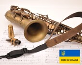 Saxophone Strap for Alto Tenor Baritone Soprano Sax, personalized Gift For Saxophone players, Handmade sax player gift, saxophone strap