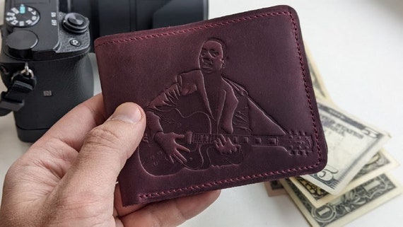 Genuine Leather Wallet With an Embossed Picture, Handmade Genuine Leather Wallet With an Embossed Picture, Handmade