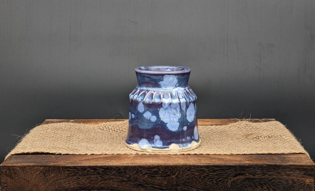 Purple Bloom Bud Vase, Handmade Pottery, Stoneware/porcelain Mix ...