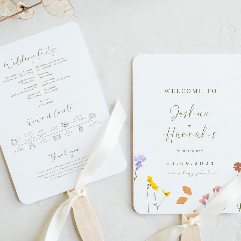 Unique Printed Program - Etsy UK