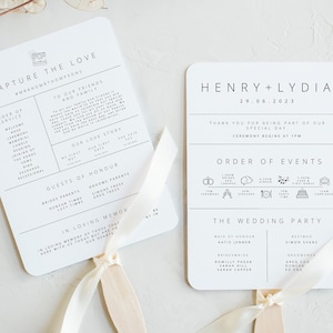 Wedding program fans printable wedding icon program info-graphic wedding fan program template fan wedding ceremony program template unique