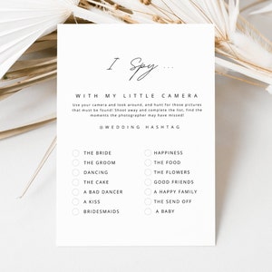 I spy wedding game Classic