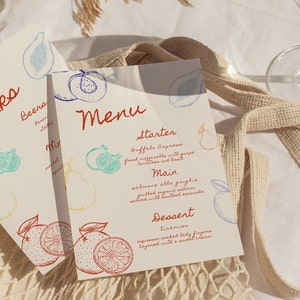 Hand written wedding menu fun wedding menu handwritten menu card wedding menu template whimsical wedding bar menu hand drawn template