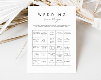 Wedding games for Reception Wedding pics Bingo Wedding reception game wedding game printable INSTANT DOWNLOAD wedding guest games canva fun