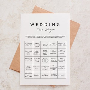 printable Canva template instant download photo card quiz fun