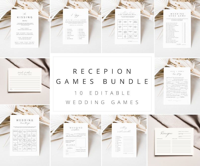 Modern Wedding Games Bundle