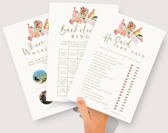 Off The Market Bachelorette games Bundle bridal shower games bundle fresh off the market bridal shower game bachelorette party game template