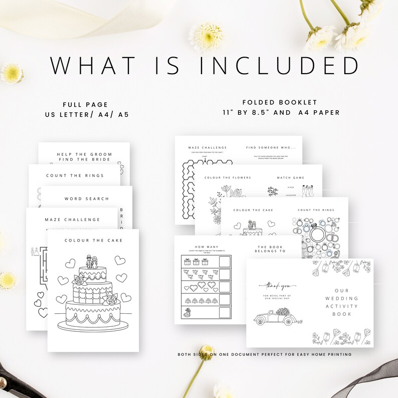 Wedding Activity Bundle