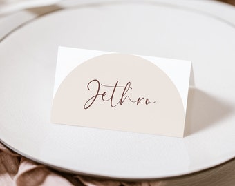 Image 8 for Place Card Template 6 Per Sheet