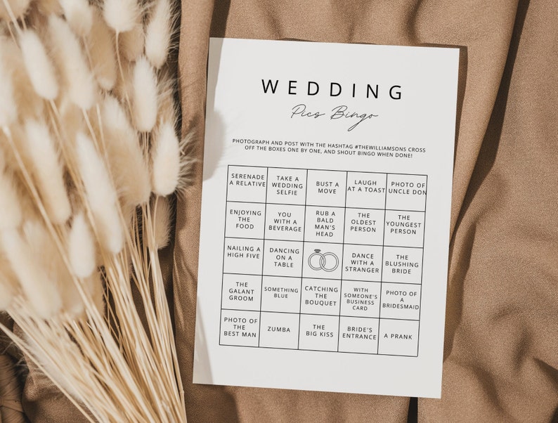reception activity guest table icebreaker printable