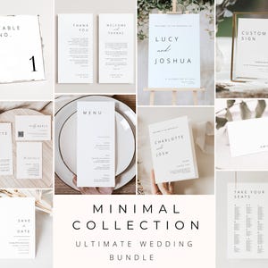 Wedding Reception Bundle Modern Wedding Signage bundle minimal Wedding Signs bundle wedding signage template wedding signage package