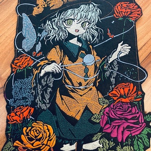 Koishi Komeiji Touhou Project Embroidered Patch // Art Anime Character Fanart Patch