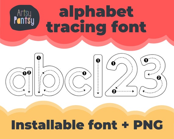 tracing font for kindergarten tracing font for kindergarten
