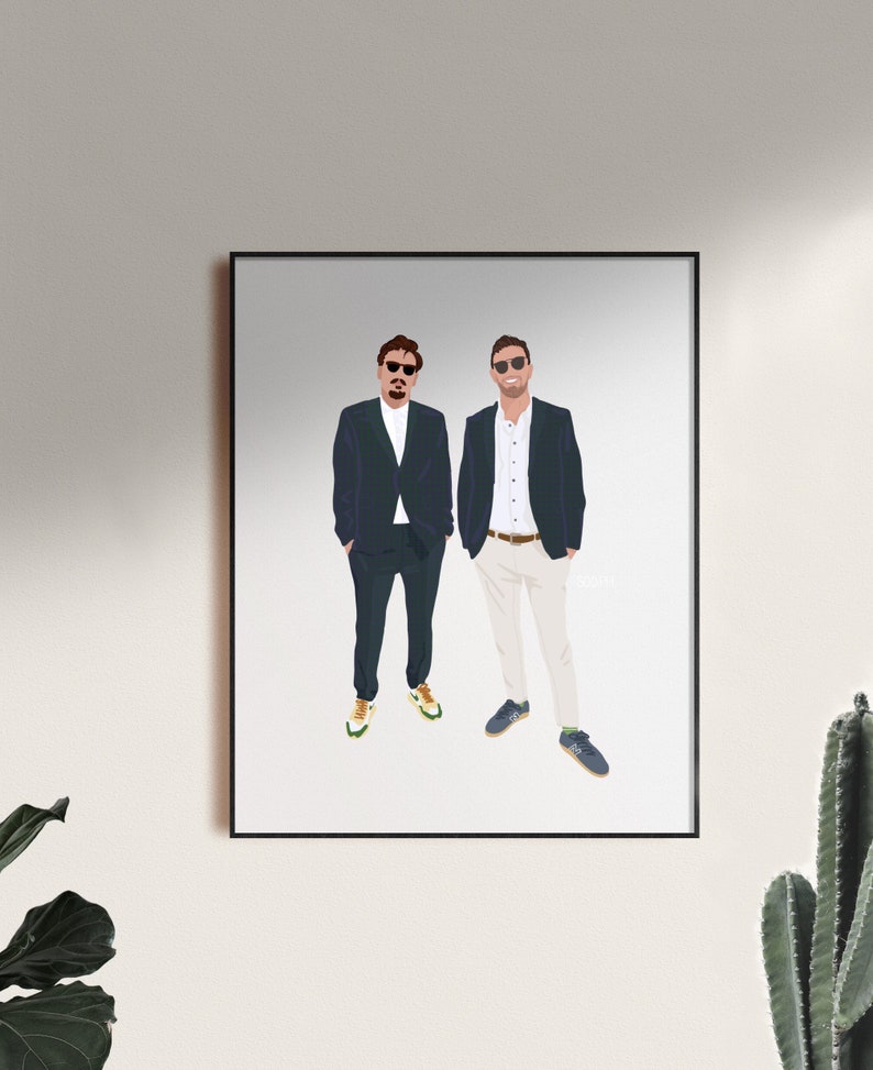 commissions minimal requests customized art valentines gallery art Custom art printed personal portrait wall art home decor