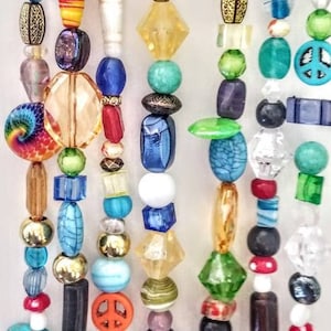 Bohemian beaded curtain strand