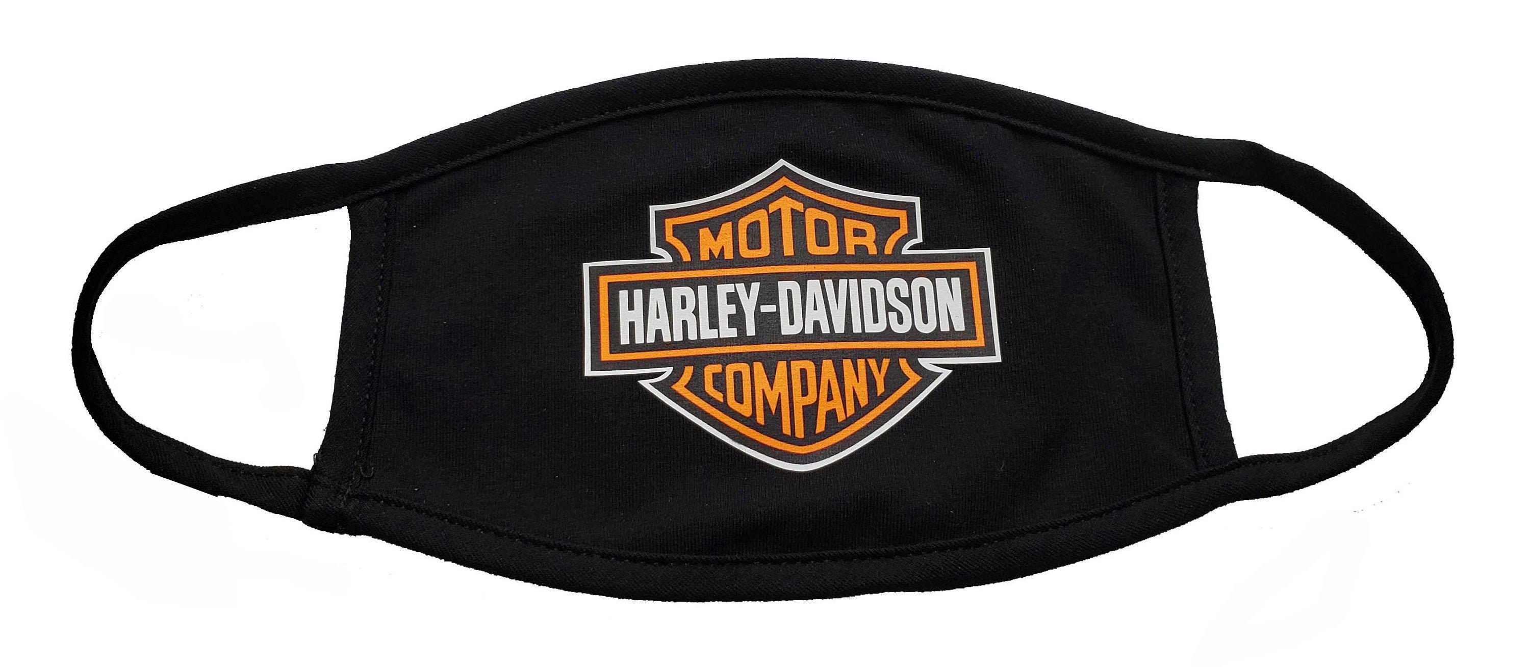 Harley Davidson Logo face covering mask Biker's Best mask Etsy