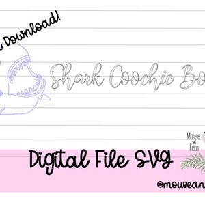 Download Shark Coochie Board SVG Charcuterie Board SVG Descarga | Etsy