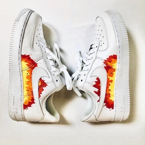 Nike Air Force 1 Fire Custom