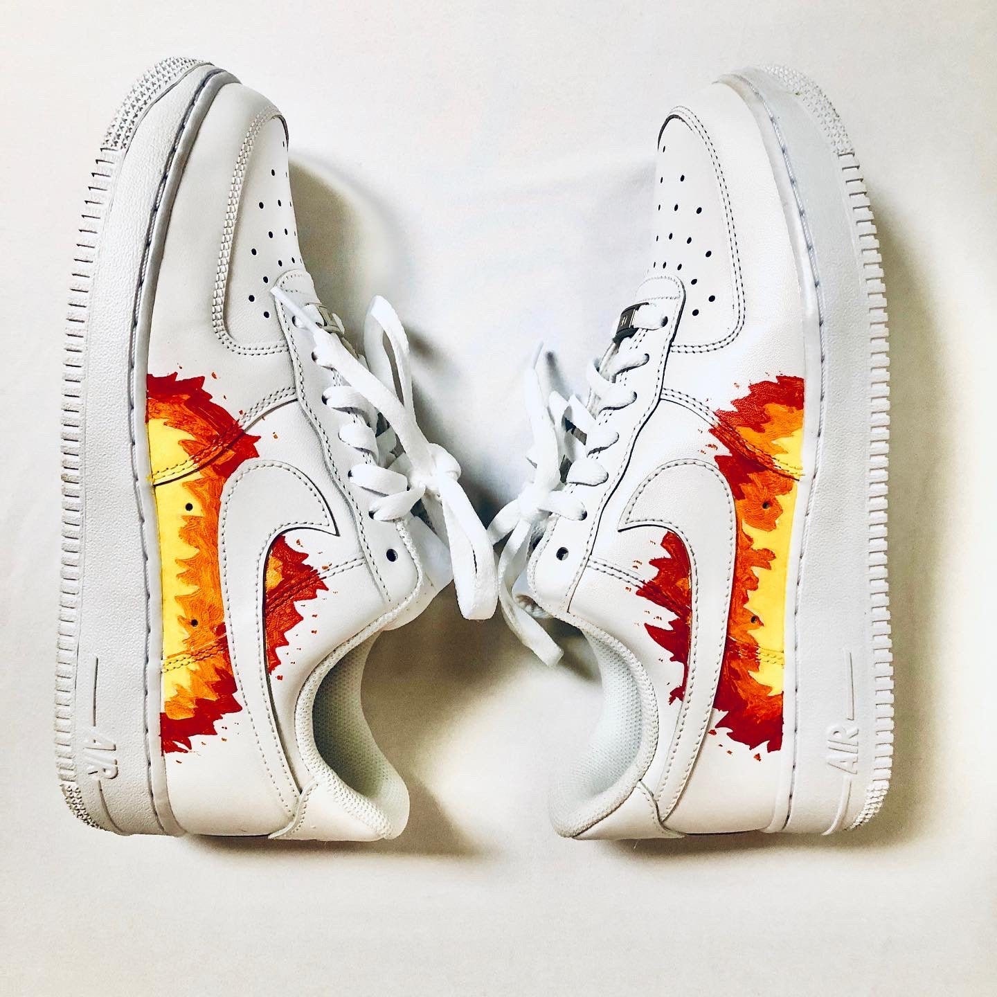 Tulipanes 945 recoger Flames Air Force 1 - Etsy