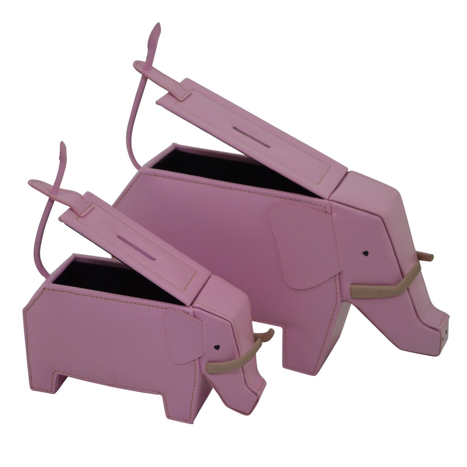 Vegan Leather Elephant Money Box Available in 7 Colours Etsy