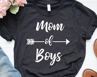 Mom of Boys Shirt, Boys' Mom Shirt, Mama and Boys Shirt, Mother's Day Gift, Mom Life Shirt, Gift for Mom, Mom and Boys Shirt,