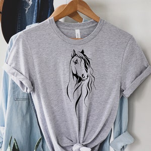 Horse Shirt, Horse Lover Tee, Horse Girl Shirt, Horse Lover Gift, Love Horse Shirt, Women Horse Lover Shirt, Horse Mom Shirt