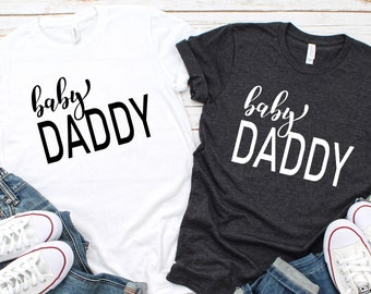 Baby Daddy Shirt, Father T-Shirt, New Dad Shirt, Baby Announcement Tee, Baby Shower Shirts, New Daddy Gift, First Fathers Day Shirt