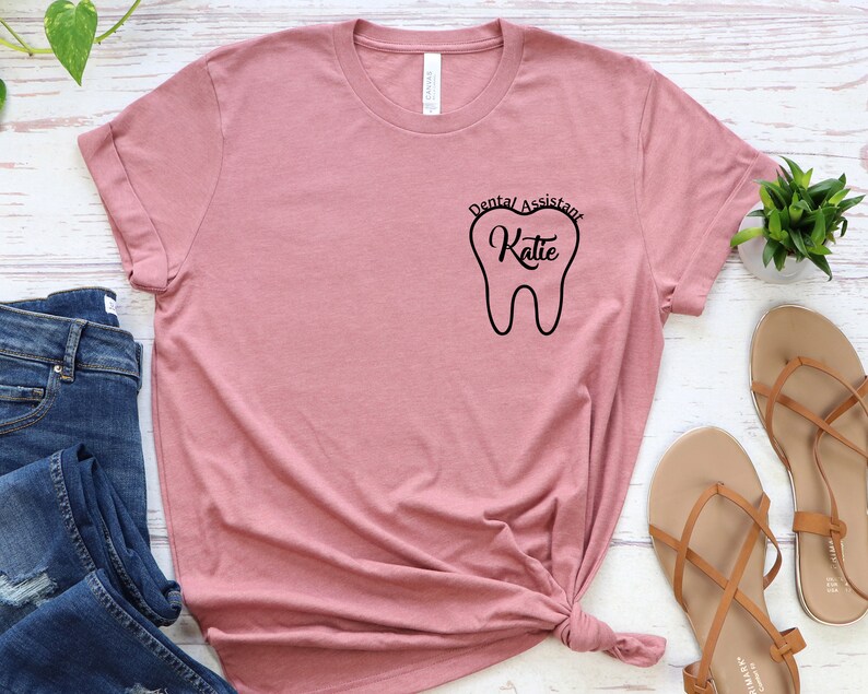 Custom Dental Shirts Dental Assistant Tshirts Hygiene Etsy