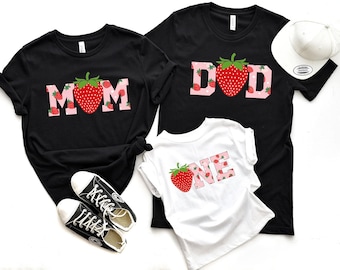 Berry First Birthday Family Matching Shirts, Family Birthday Shirt, Strawberry Mama Shirt, Berry 1st Birthday Outfit, Berry Sweet One Shirt