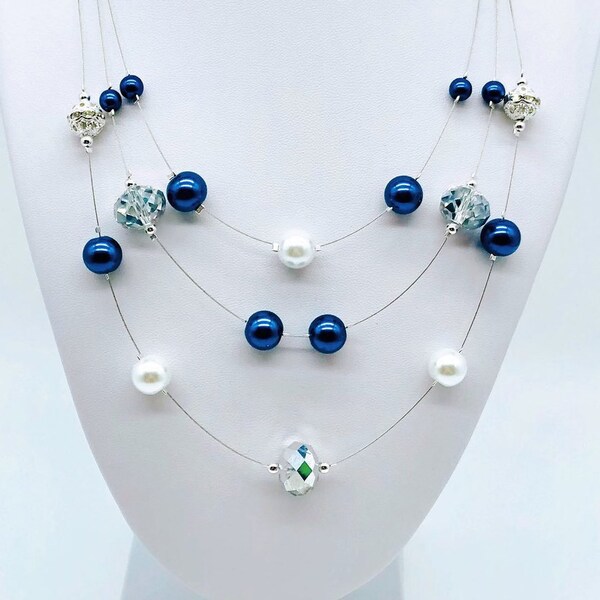 Illusion Necklace Etsy