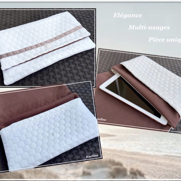 Pochette multi-usages blanche blanche