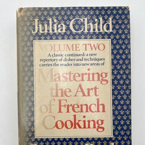 Mastering The Art Of French Cooking Vol Two By Julia Child BCE Vintage 1970