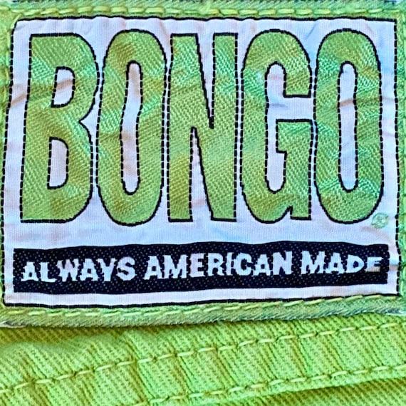 Vintage green high waisted BONGO jeans.